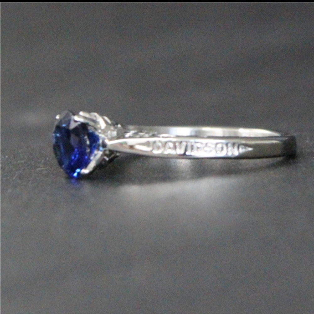 Limited!🔥HD Sapphire blue colored ring - Picture 1 of 5